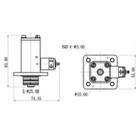 6mm Air Chaje Valv (Fèmen-Kalite Off)